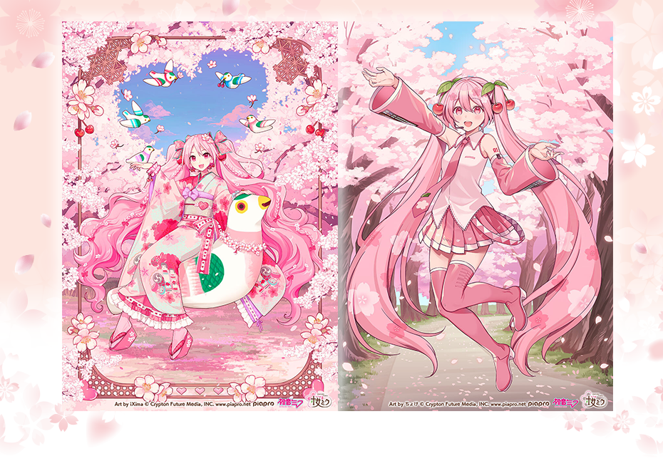 桜ミク×弘前さくらまつり2026 メインビジュアル